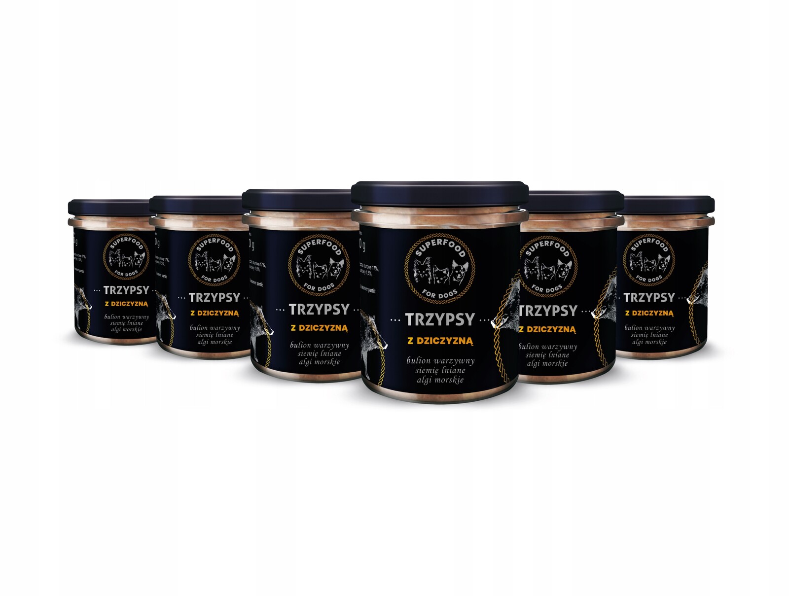 Třípsy Se Zvěřinou Vlhké Krmivo Sada 6 X 300 G