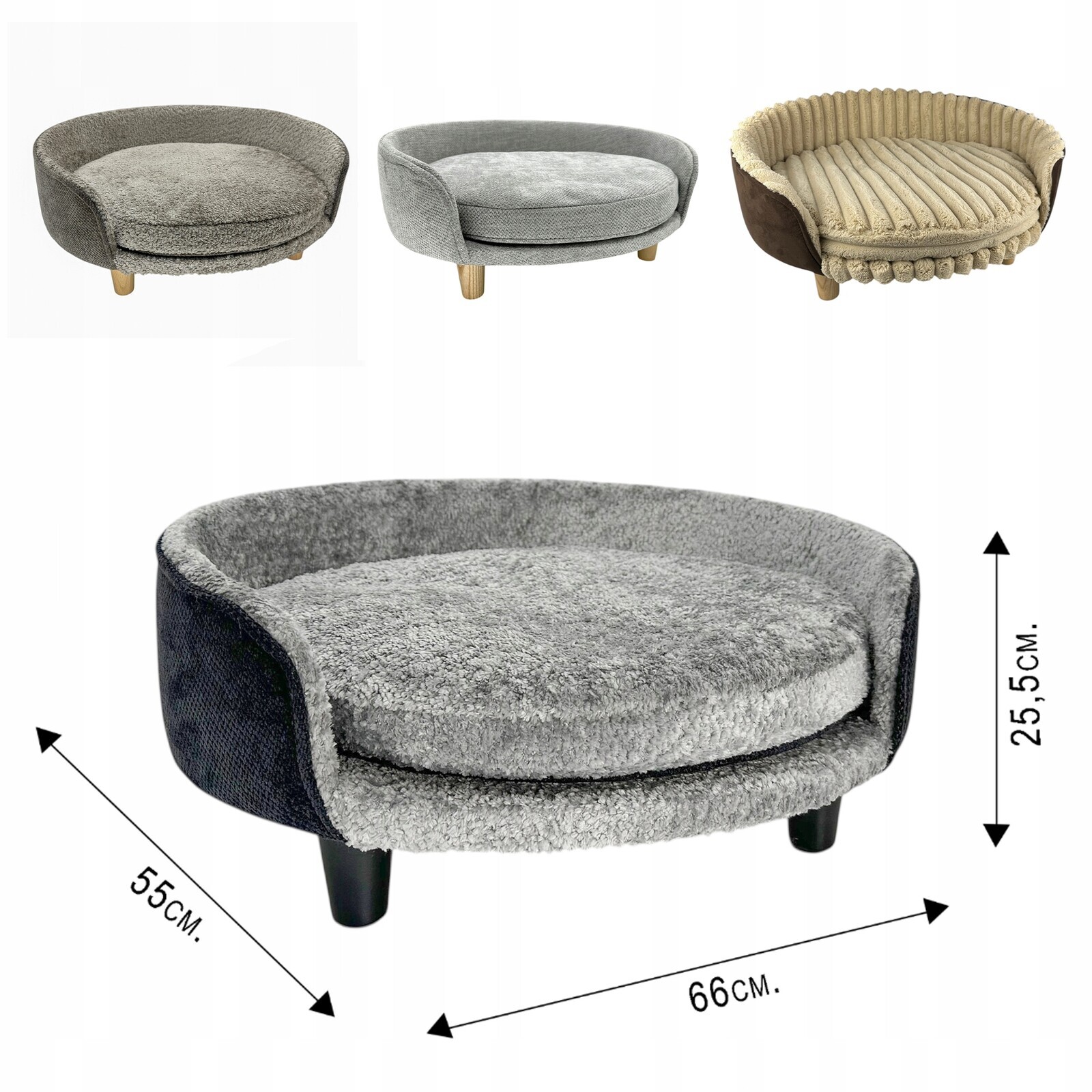 Pelíšek pro psa a kočku, lehátko kotec potah pro střední zvířata, pohovka