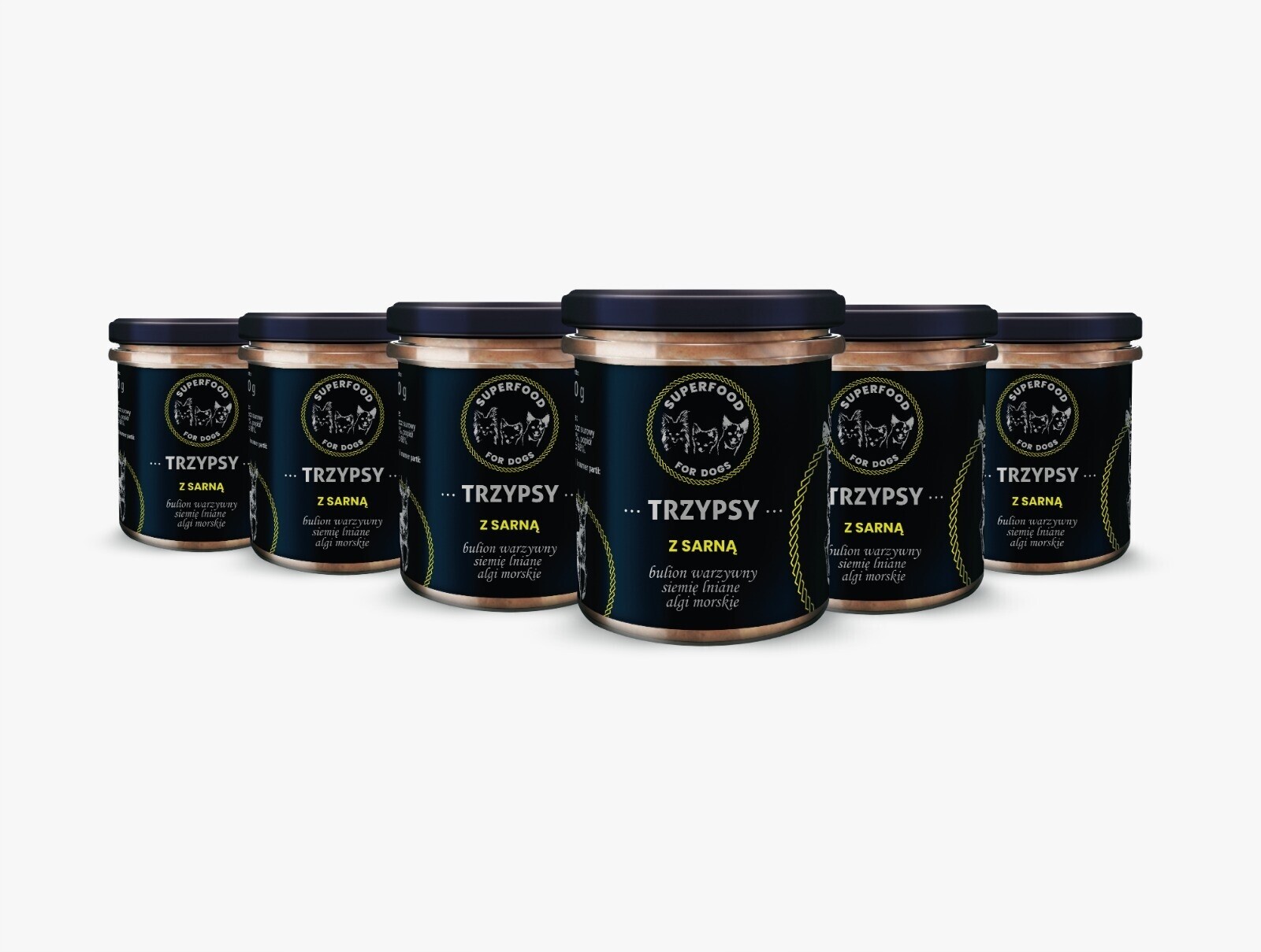 Třípsy Se Srnou Vlhké Krmivo Sada 6 X 300 G