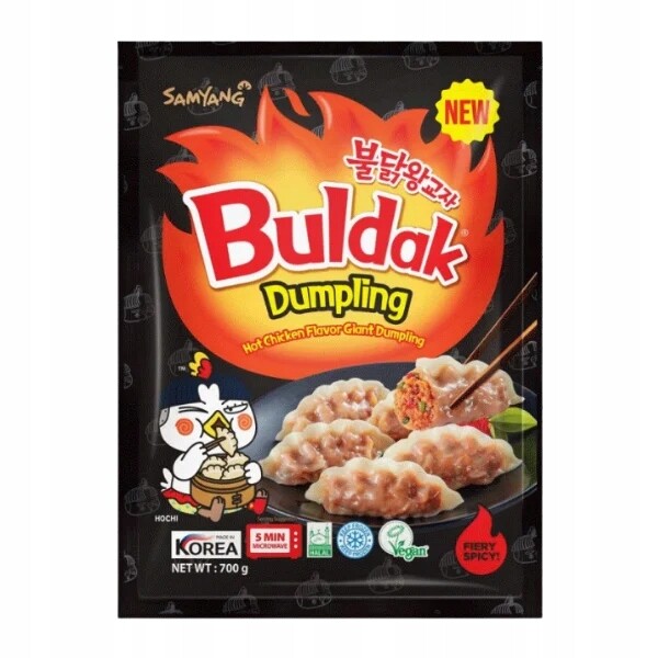 Pirohy Dumplings Buldak Hot Chicken mrazivý 700g Samyang