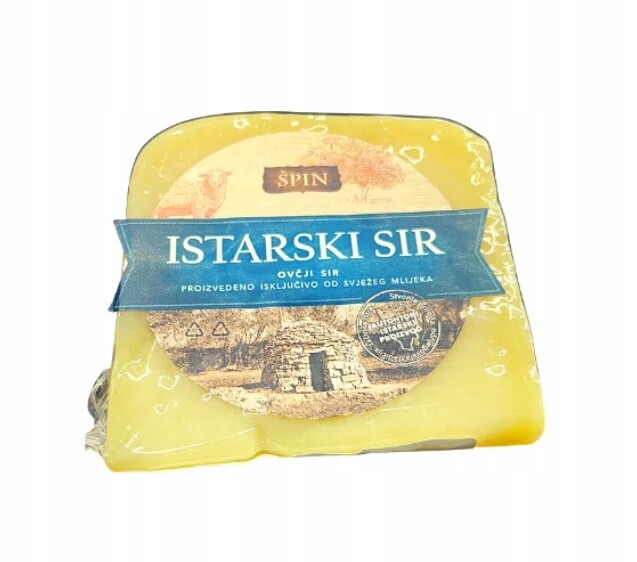 Tvrdý sýr z ovčího mléka (Istrarski Sir) Spin 230 g