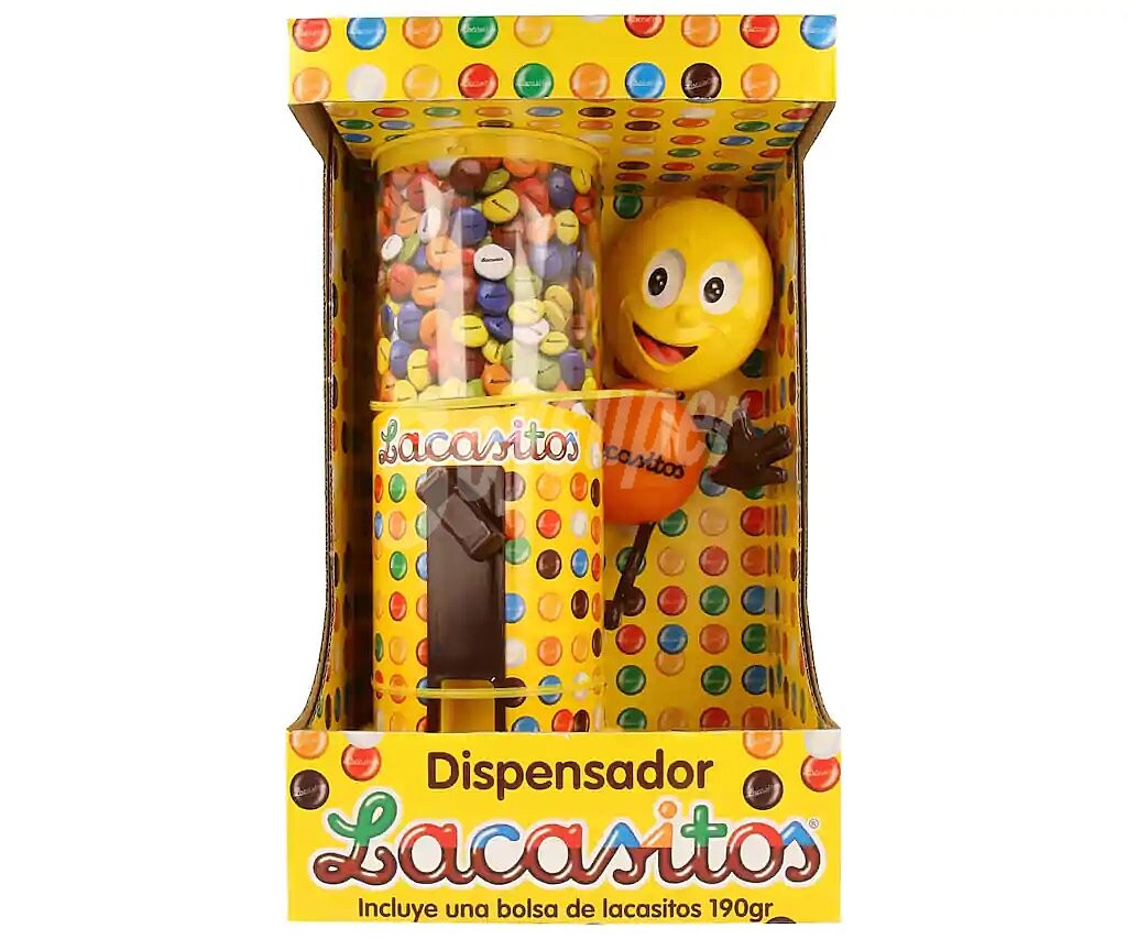 Lacasitos Španělské dražé s dávkovačem hračka 150 g