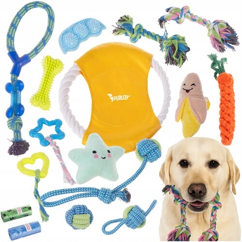 Kousátko, přetahovadlo pro psa – sada 25384 ks