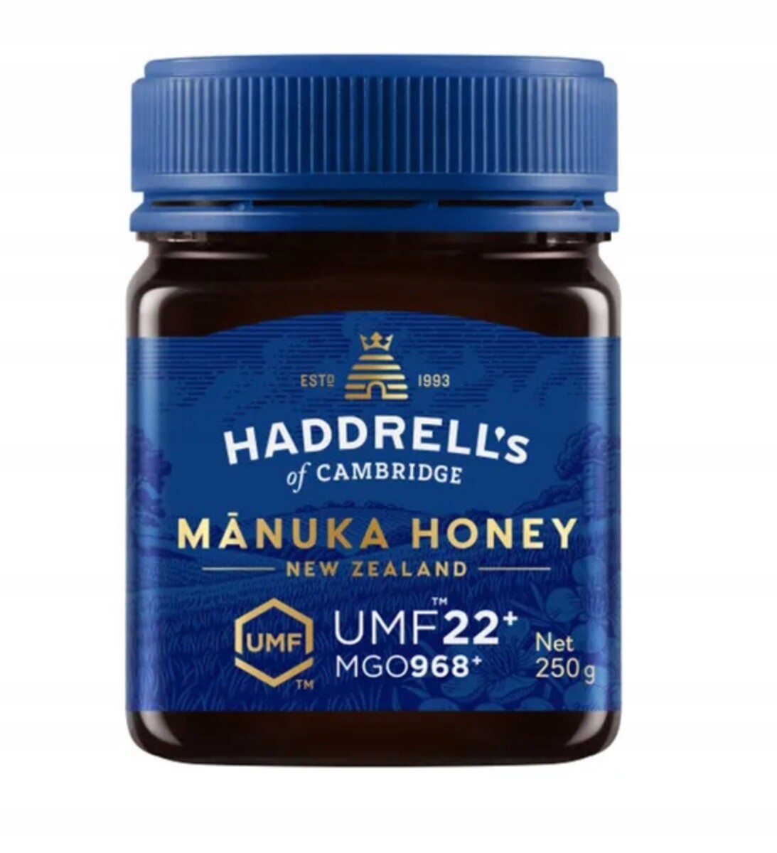 Haddrell's Med Manuka UMF22+ MGO968+ 250 g