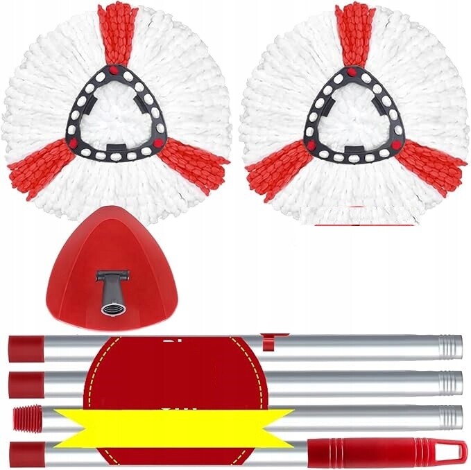 Náhradní Nástavec Pro Mop Vileda Turbo 2 Hlavice Mopu 1 Držák