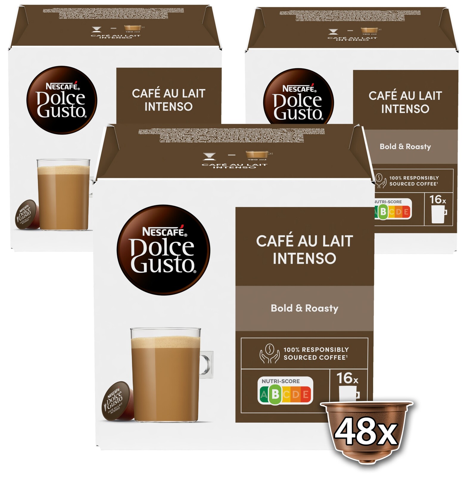 Dolce Gusto kávové kapsle Café au Lait Intenso