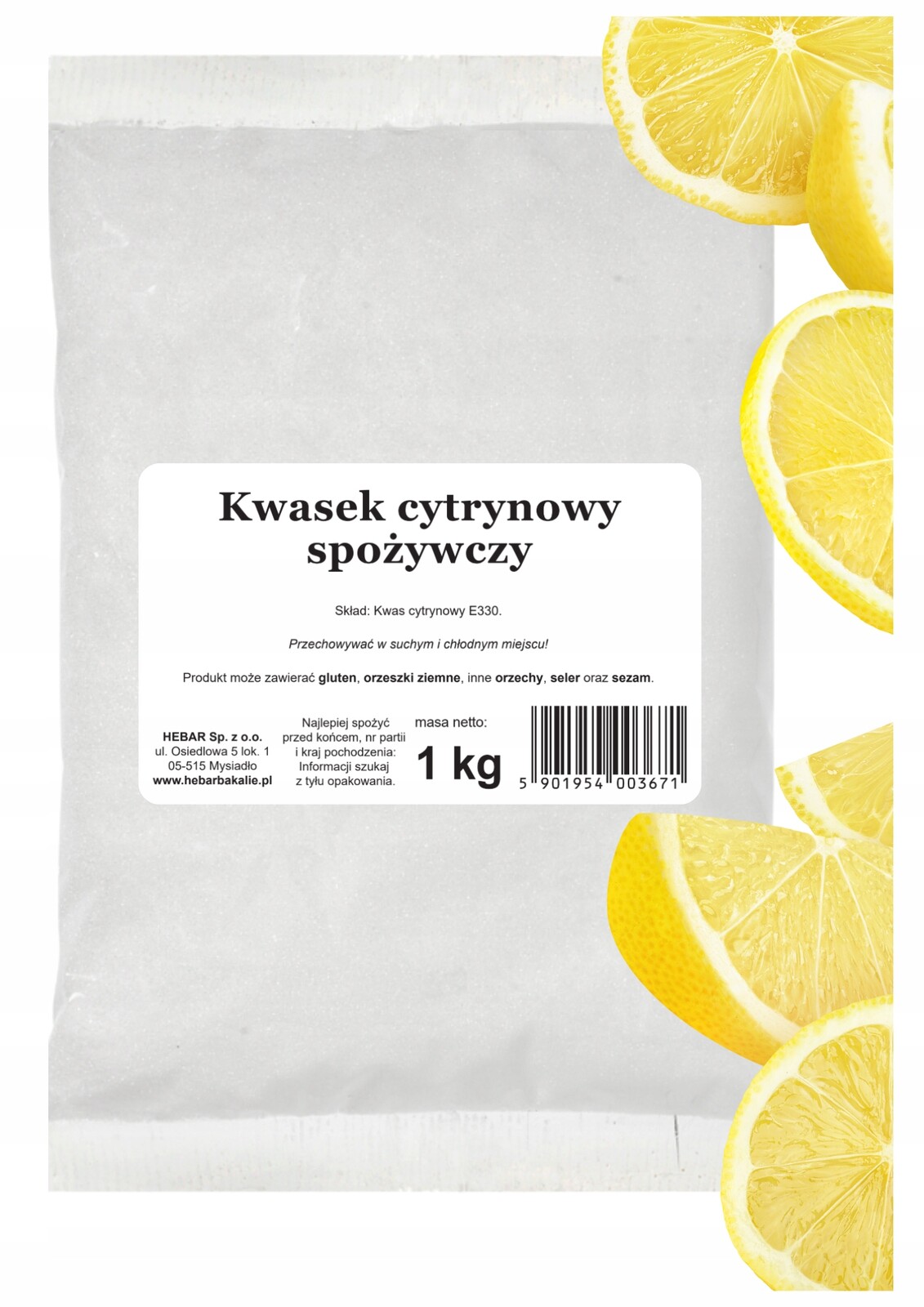 Přírodní Odvápňovač Kyselina Citrónová 1 Kg Osvěžovač 1 Kg Čistý E330