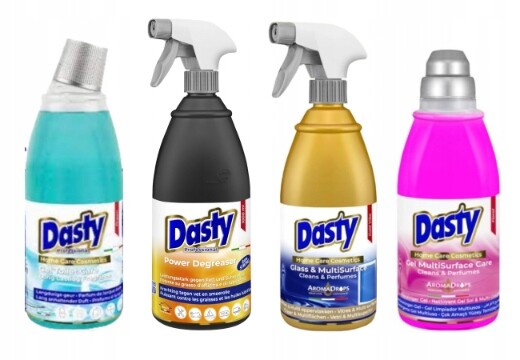 Dasty Sada domácí chemie – sklo, podlahy, Wc, odmašťovač