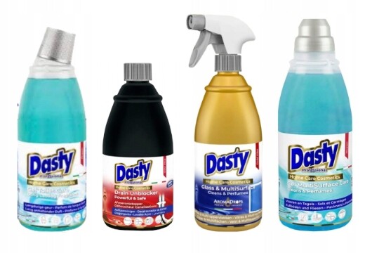 Dasty Sada domácí chemie – sklo, podlaha, Wc, čistič trubek