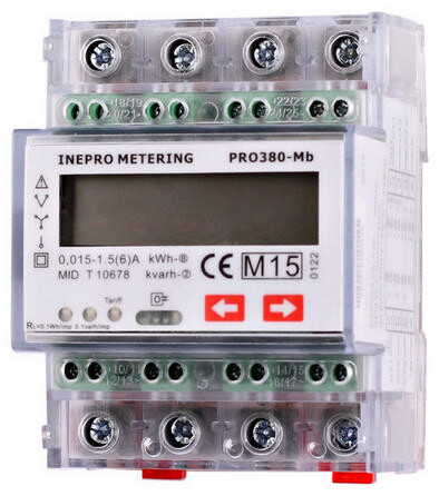 Elektroměr PRO380-S-CT Mod X/5A ModBus M 2-sazbový