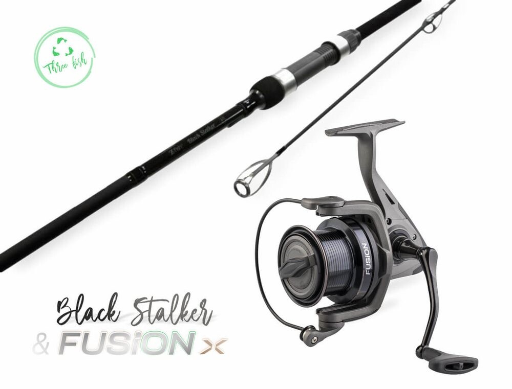 Zfish Prut Combo Black Stalker 10ft 3lb + Naviják Fusion X 6000