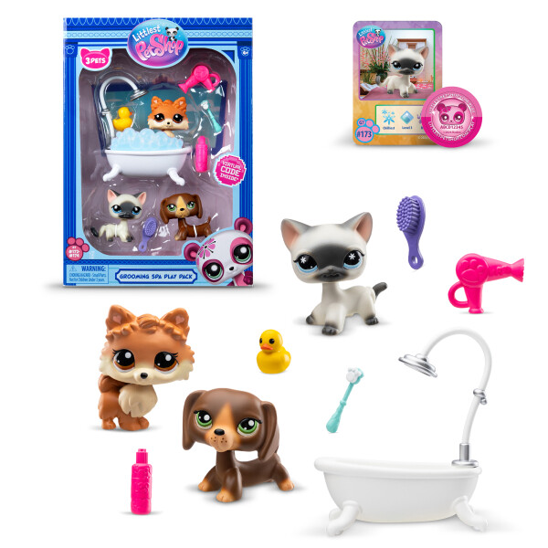 Littlest Pet Shop Koupelnový Set 3 Figurky