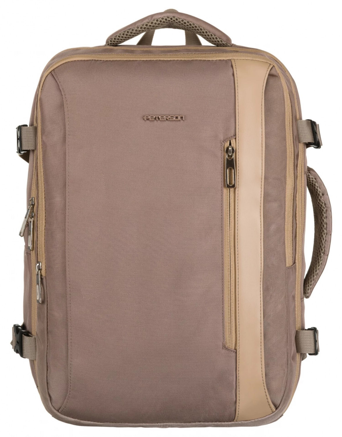 Trendy textilní batoh Peterson Tigran, béžový
