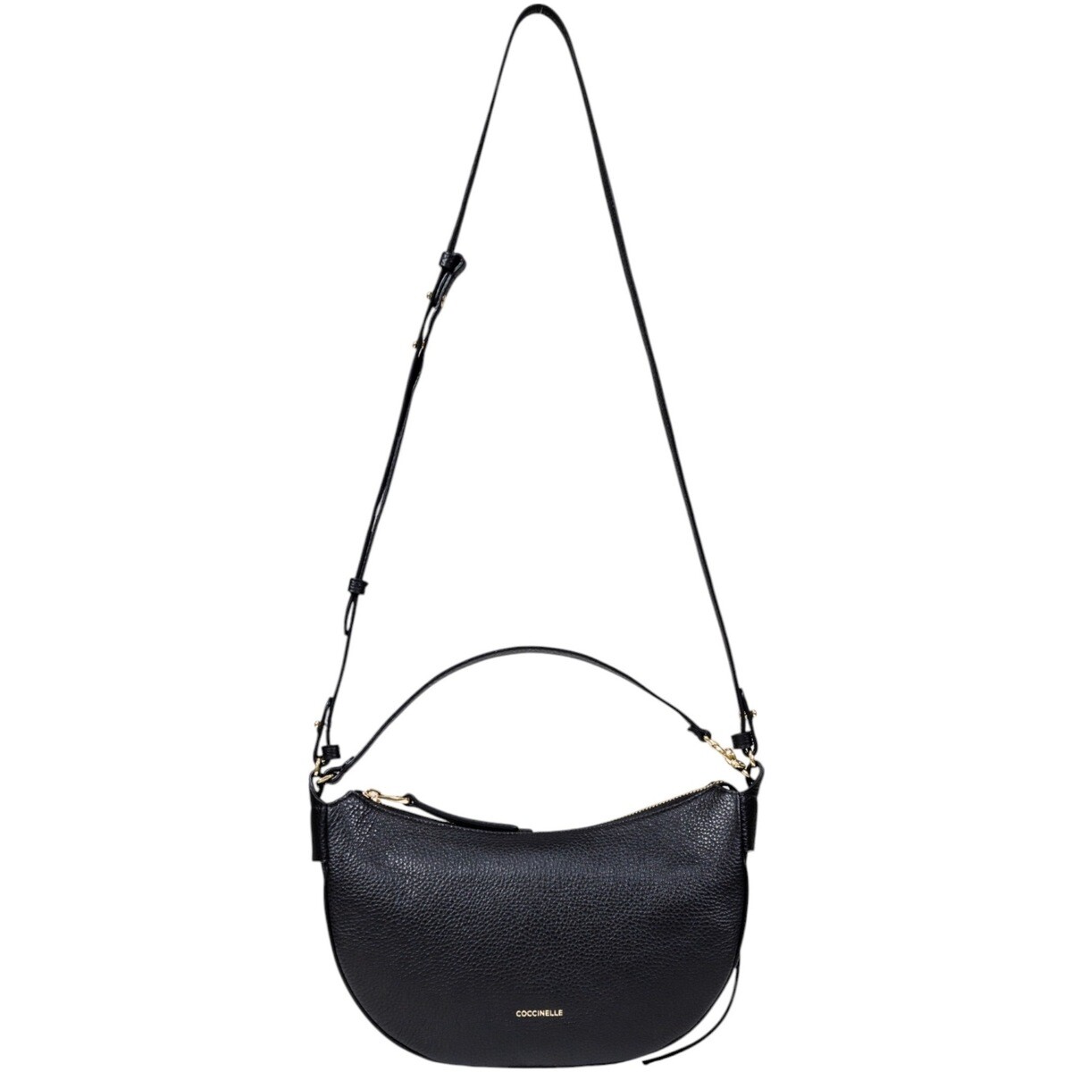 Coccinelle  HANDBAG GRAINED LEATHER NOIR E1 SHA 13 03 01  Černá