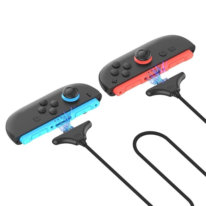 iPega SW2119A Nabíjecí kabel (3m 2ks) pro JoyCon Ovladače Nintendo Switch 2 Red/Blue