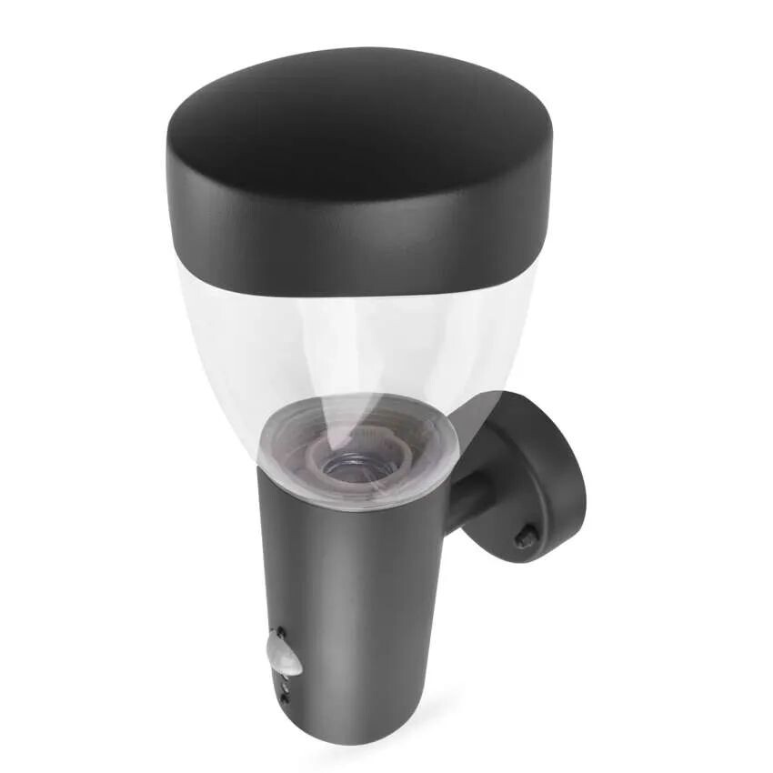 EMOS Antracitové fasádní svítidlo s pohybovým čidlem Arteo pro žárovku E27 ZGA040P