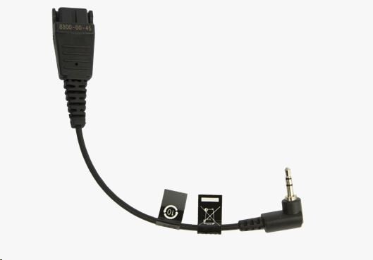 Jabra kabel QD -> 2, 5 mm jack, 15 cm