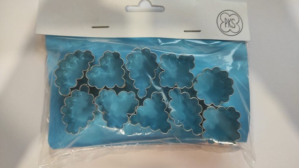 Sada vykrajovátek Keksy zoubkované mini - 10 ks - Smolík