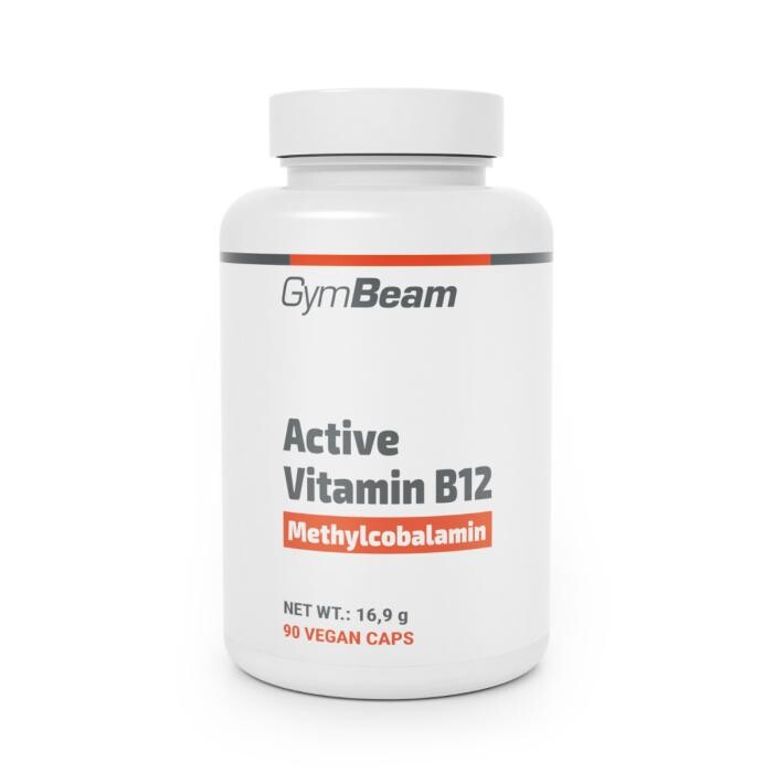 GymBeam Aktivní vitamín B12 (Methylkobalamin) 90 kaps.