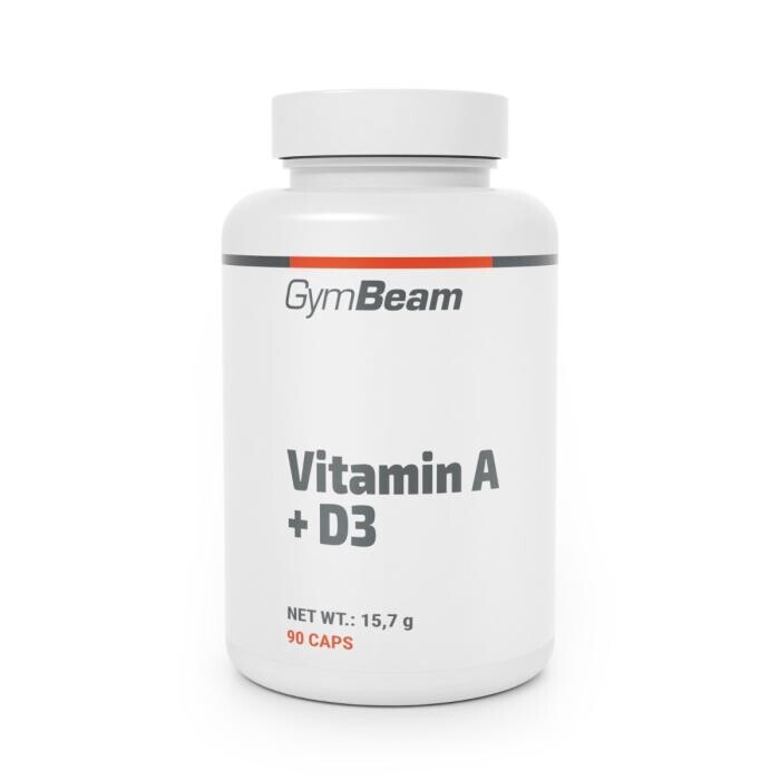 GymBeam Vitamín A + D3 90 kaps.
