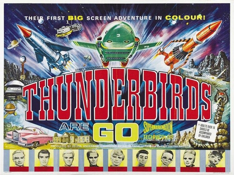 Europosters Plakát, Obraz - Thunderbirds Are Go 03, 40 × 30 cm