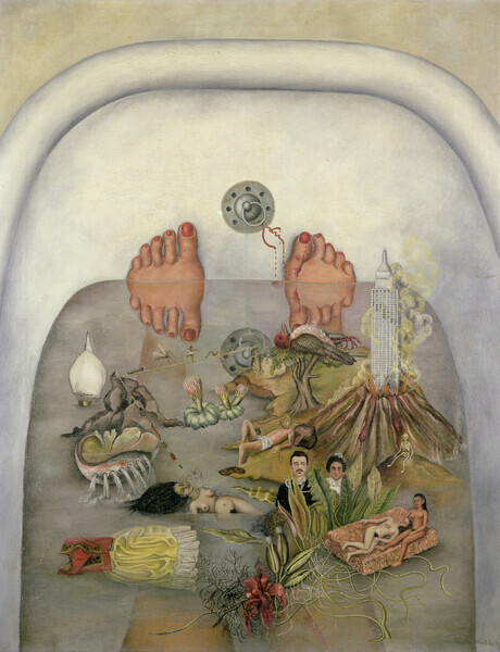 Frida Kahlo Obrazová reprodukce What the water gave me, 1938, Frida Kahlo, 30 × 40 cm