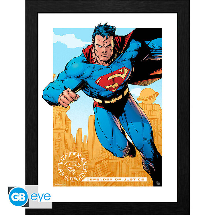 ABY STYLE Obraz na zeď - DC Comics - Superman, 34.3 × 44.5 cm