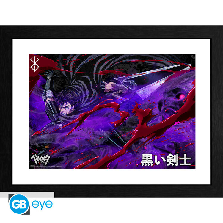 ABY STYLE Obraz na zeď - Berserk - Guts, 34.3 × 44.5 cm