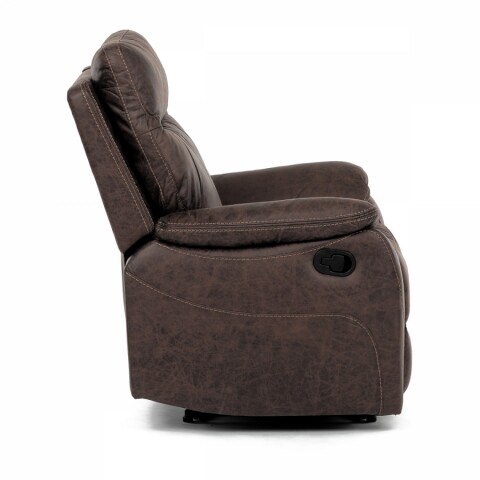 TV a relaxační křeslo s manuálním ovládáním, potah hnědá látka v dekoru vintage TV-4092 BR3 TV-4092 BR3 Autronic