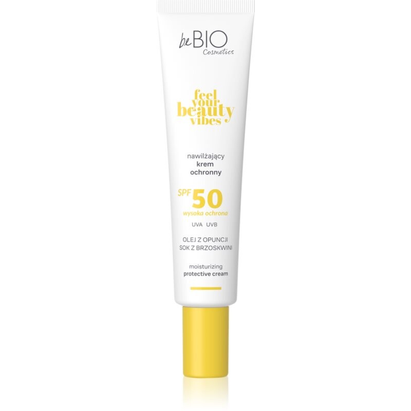 beBIO Feel Your Beauty Vibes hydratační ochranný krém SPF 50 40 ml