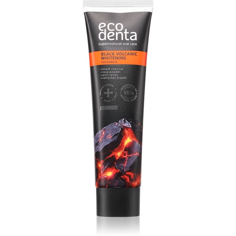 Ecodenta Black Volcanic Whitening bělicí pasta 100 ml