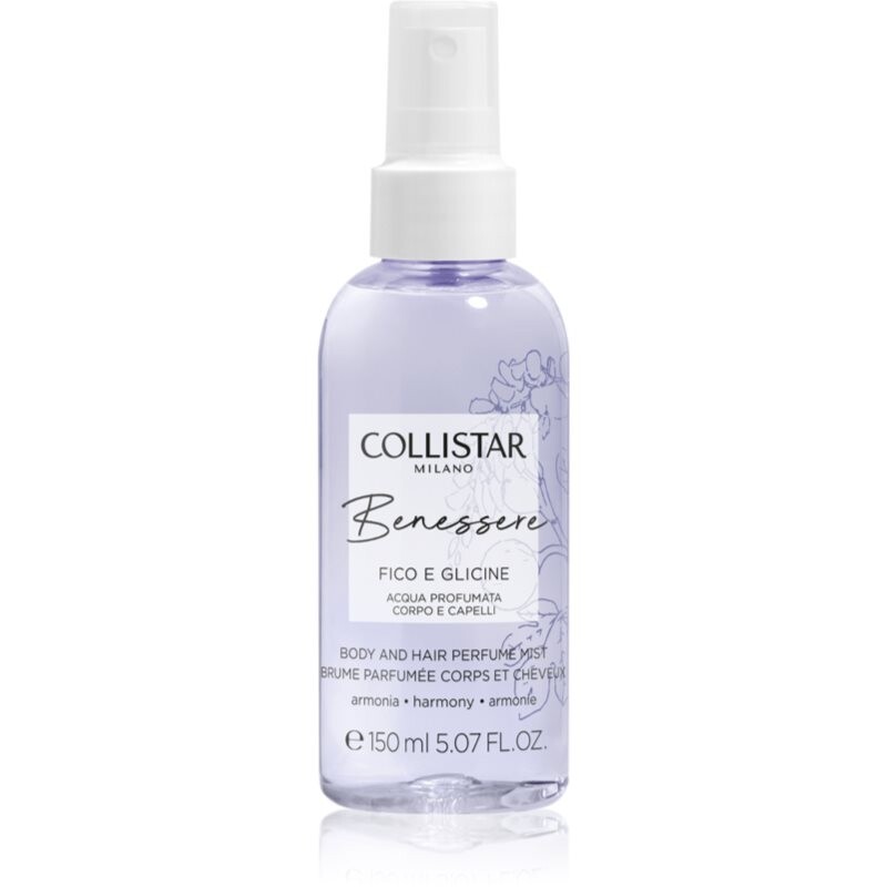Collistar Benessere Fig and Wisteria parfémovaná mlha na vlasy a tělo pro ženy 150 ml