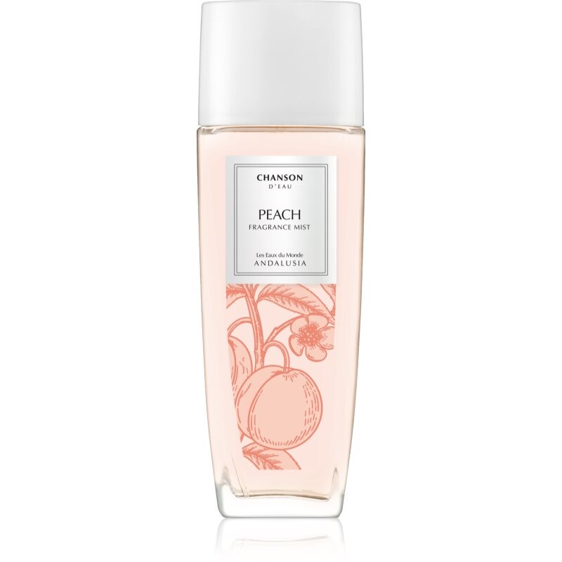 Chanson Chanson d'Eau Les Eaux Du Monde Peach tělový sprej pro ženy 75 ml