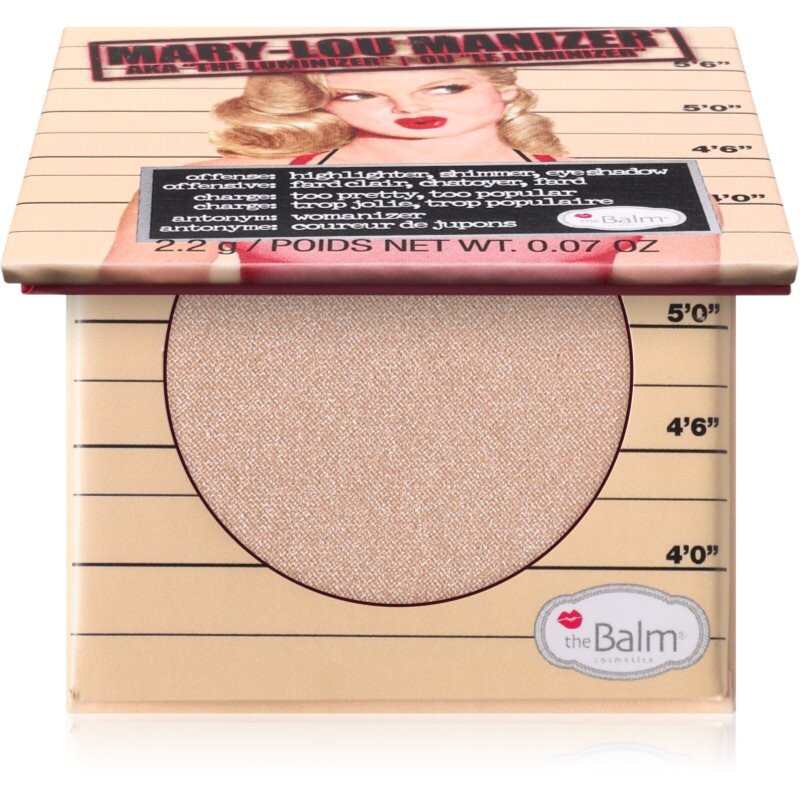 theBalm Lou Manizer Luminizer rozjasňovač a oční stíny v jednom 9 g