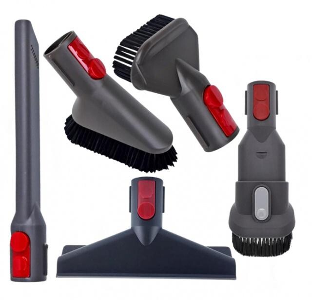 Malé hubice pro DYSON V15 Detect Absolute Gold a kartáče, 5ks sada