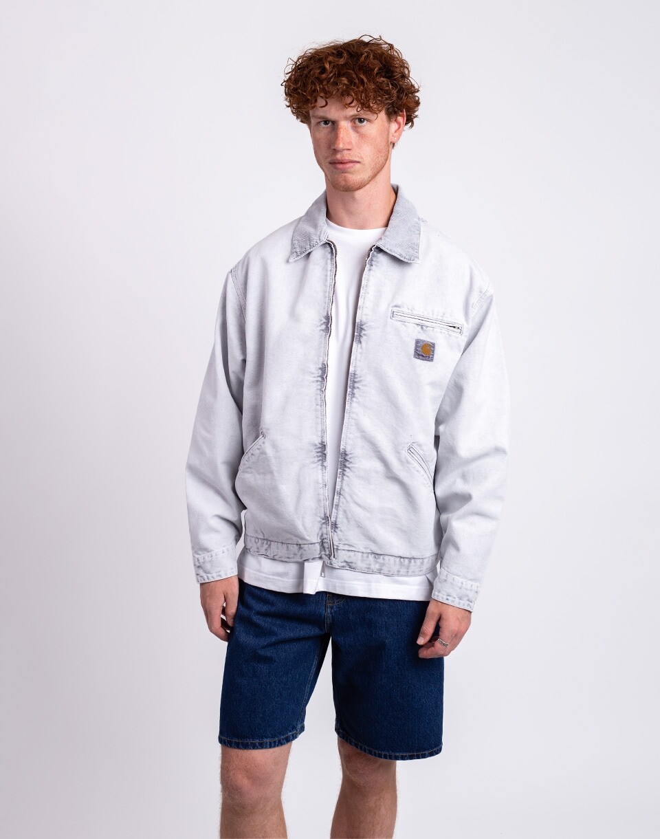 Carhartt WIP OG Detroit Jacket Black/Black chalk wash M