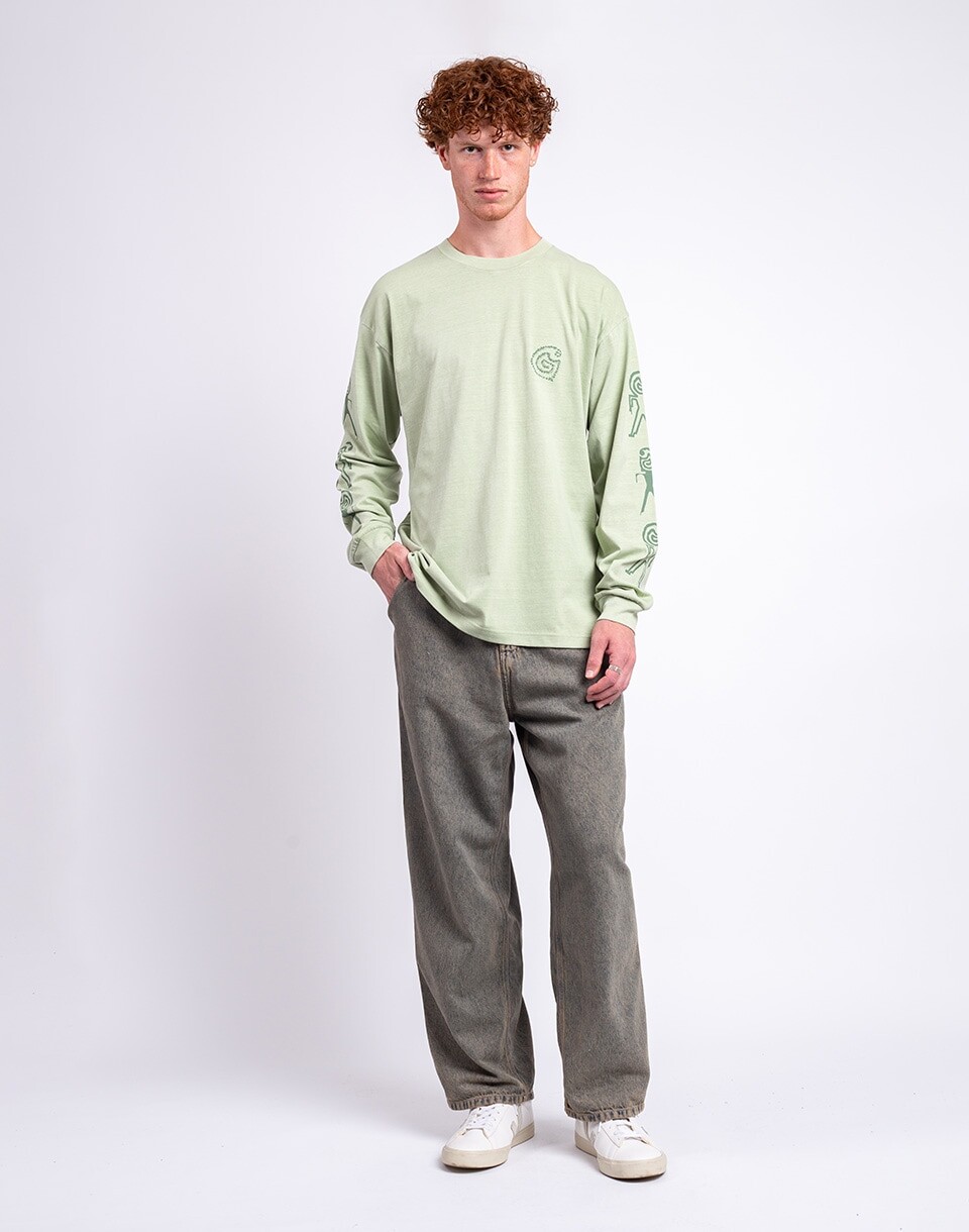 Carhartt WIP OG Single Knee Pant Blue/Leather garment dyed S