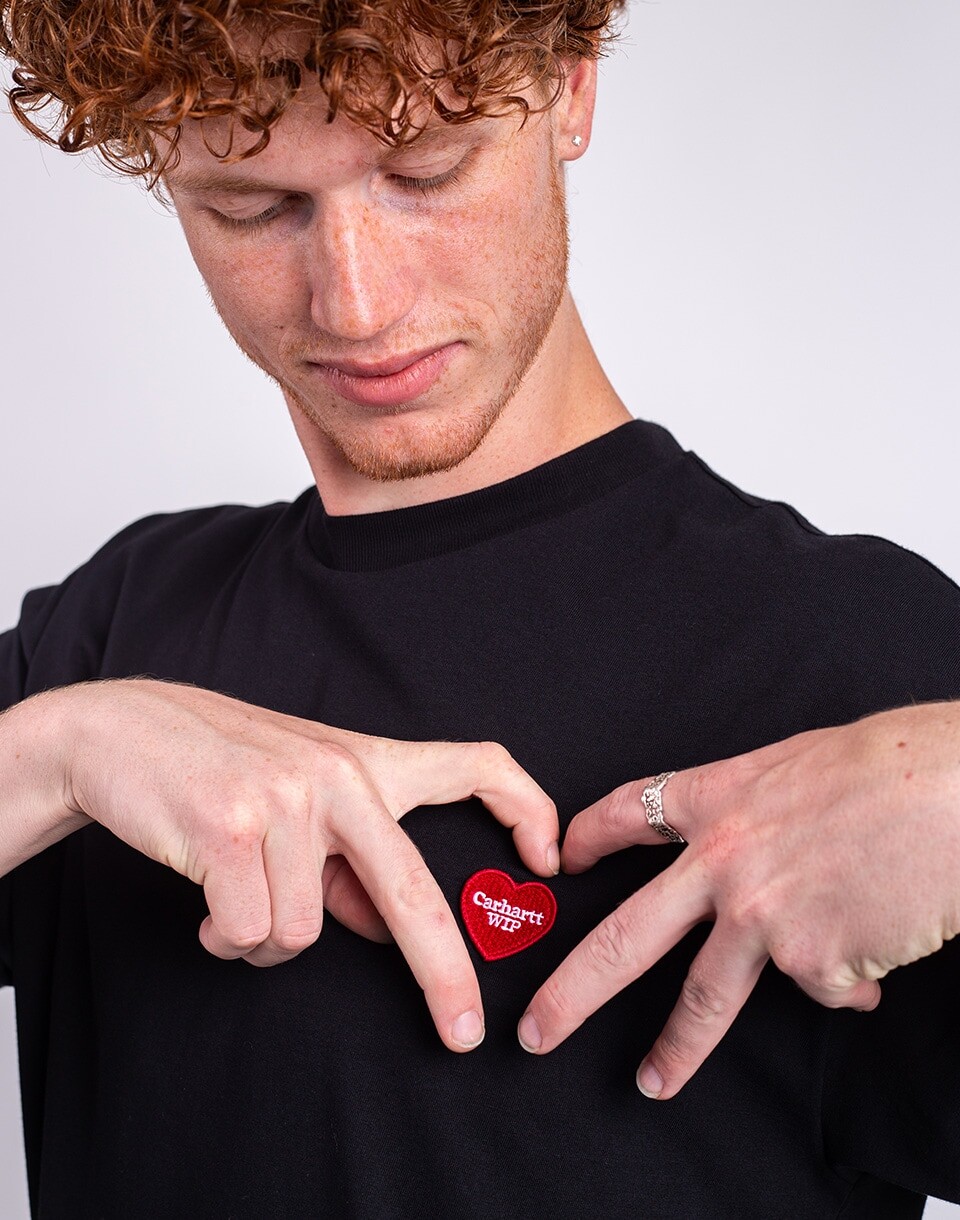 Carhartt WIP S/S Heart II Hartt T-Shirt Black S
