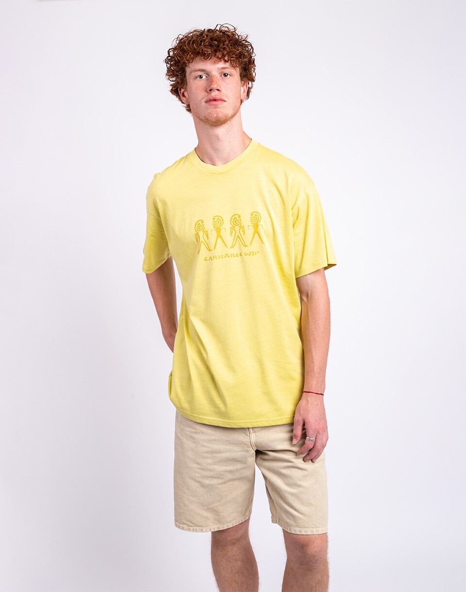 Carhartt WIP S/S Terrestrial T-Shirt Fandoghi/Suncrest pigment garment dyed M