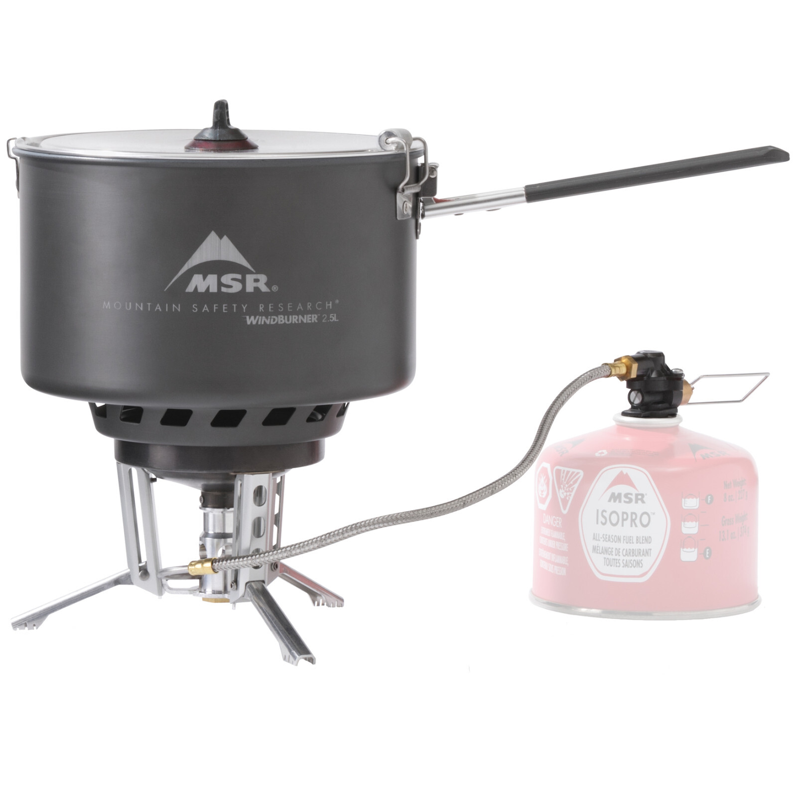 Vařič MSR WindBurner Group Stove System Barva: černá/stříbrná
