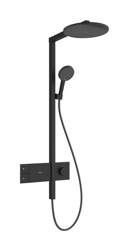 Sprchový systém Hansgrohe Raindance Alive S s termostatickou baterií matná černá 24583670