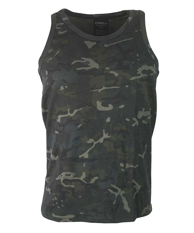 Nátělník maskovací Vest Top 200g/m2 Kombat® BTP Black MultiCam Velikost: XLarge