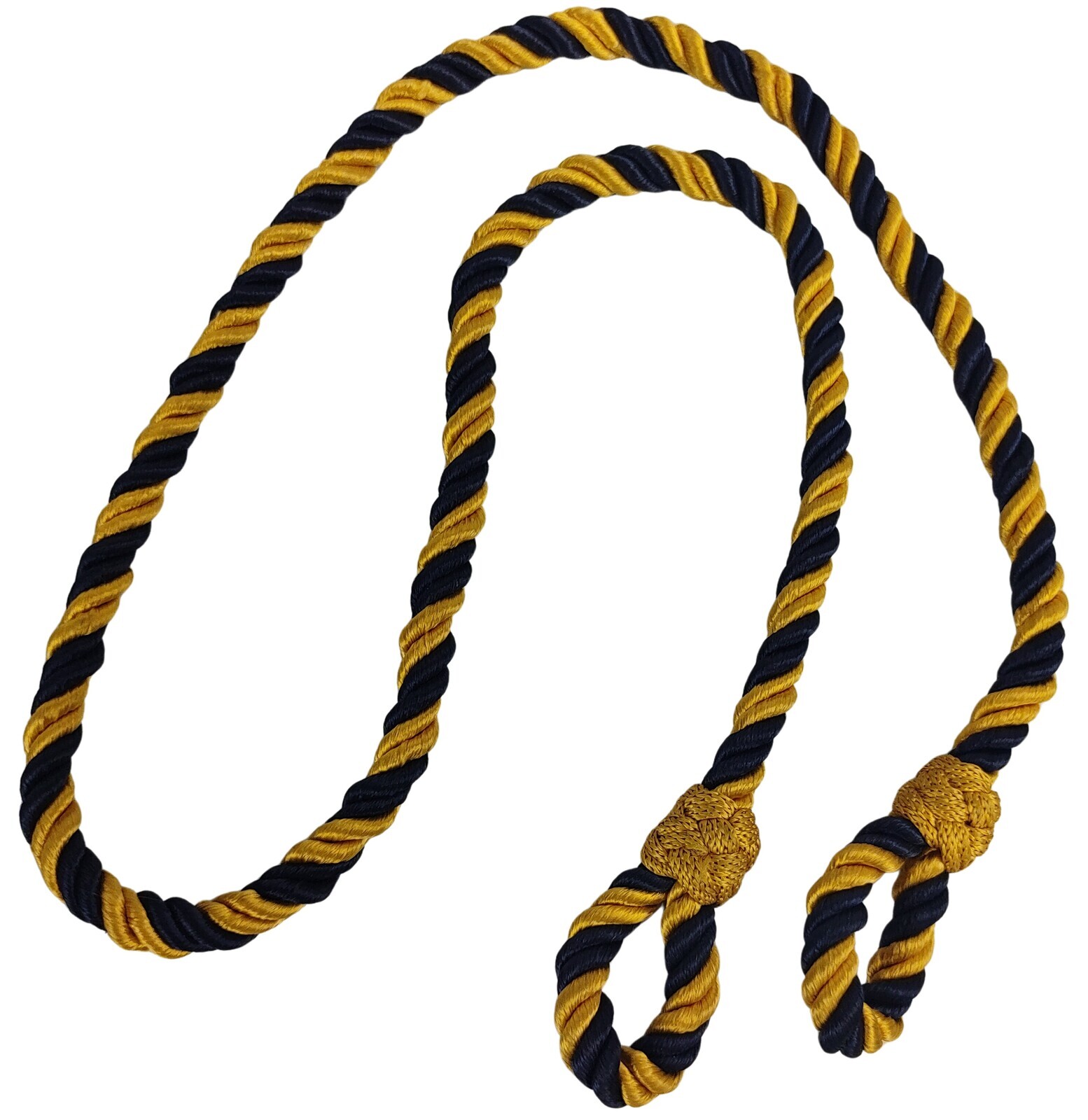 Šňůra slavnostní na uniformu zlato-modrá HZS ČR