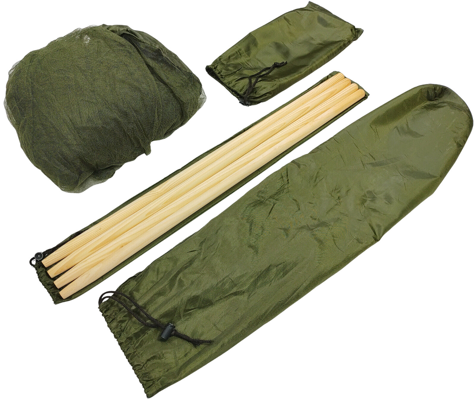 Moskytiéra proti hmyzu na polní lůžko s kolíky a obalem AČR