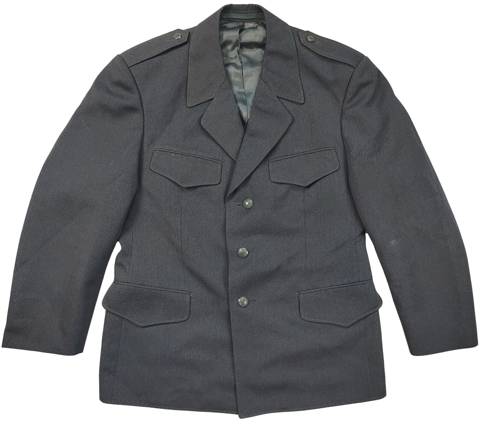 Sako vlněné tmavě šedé Švýcarsko Velikost: 100 BB