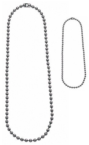 Řetízky US na identifikační známky sada stříbrné originál