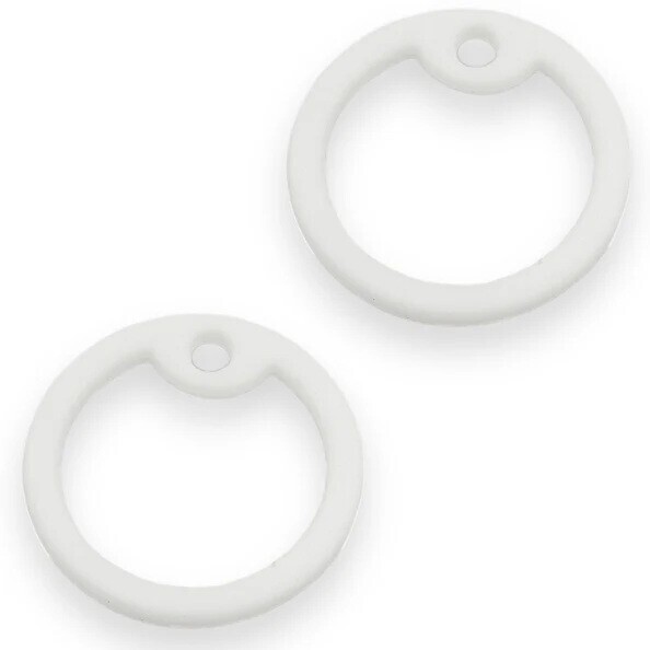 Tlumítka silikonová US Dog Tags bílé