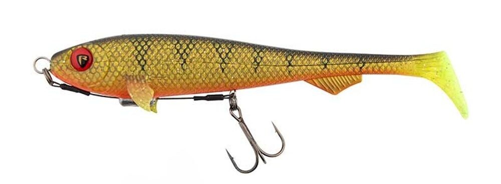 Fox Rage Gumová nástraha Super Slick Shad Loaded UV Natural Perch - 18cm - 49g  1/0