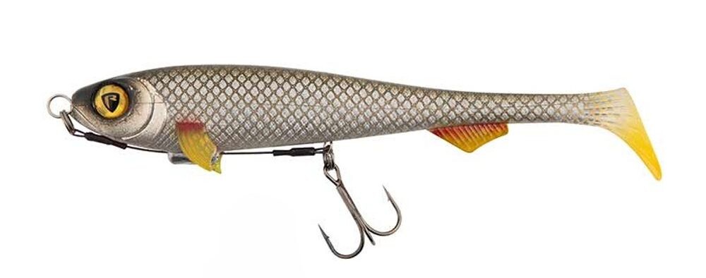 Fox Rage Gumová nástraha Super Slick Shad Loaded UV Silver Ghost - 18cm - 49g  1/0