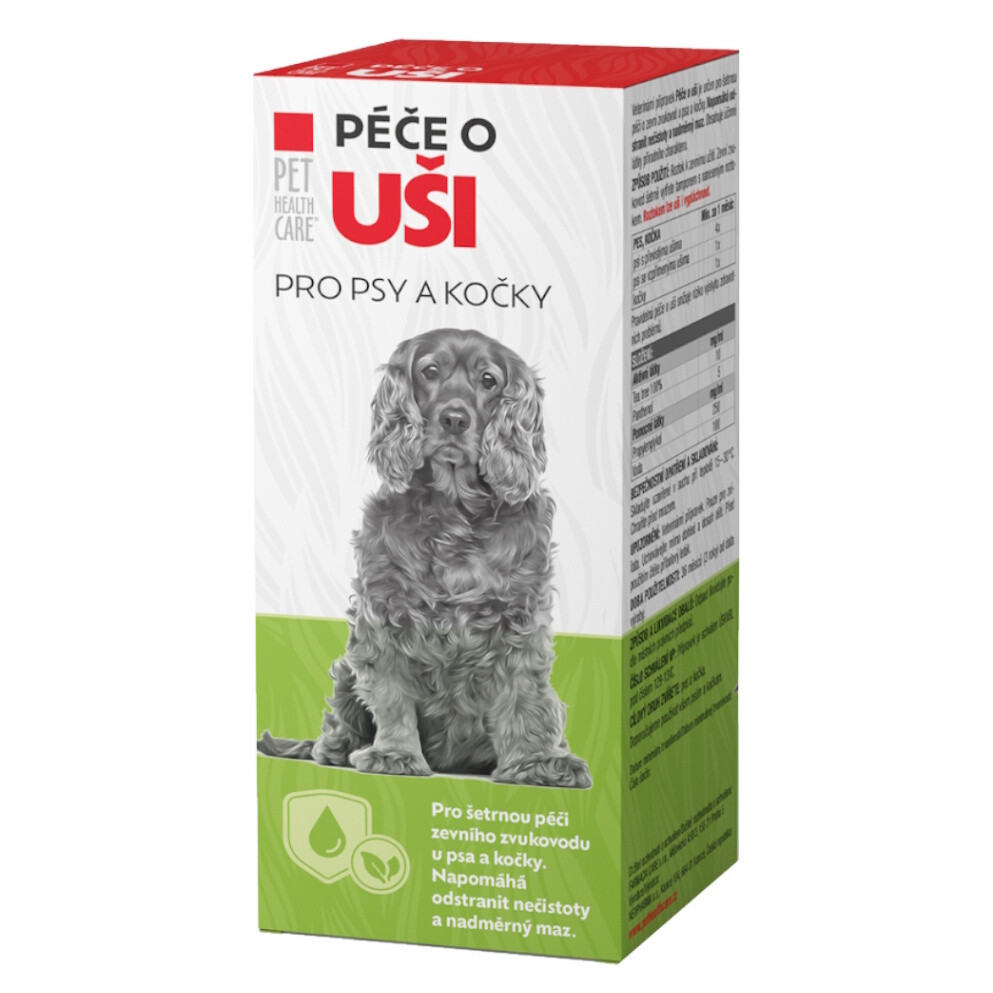 PET HEALTH CARE Péče o uši pro psy a kočky 50 ml